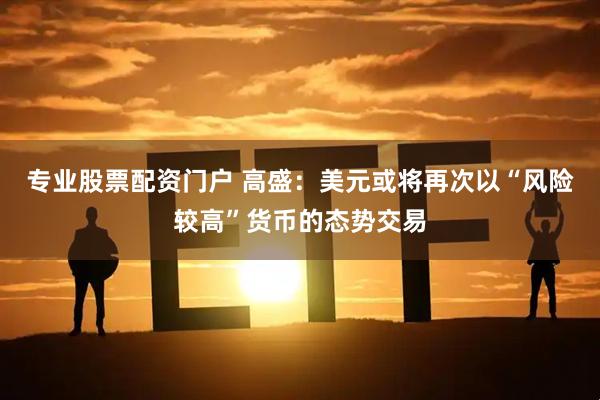 专业股票配资门户 高盛：美元或将再次以“风险较高”货币的态势交易